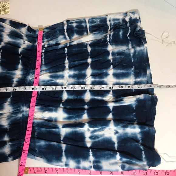 BRAND NEW Green Dragon Pop Over Mini Tie Dye Dress M - Picture 11 of 11